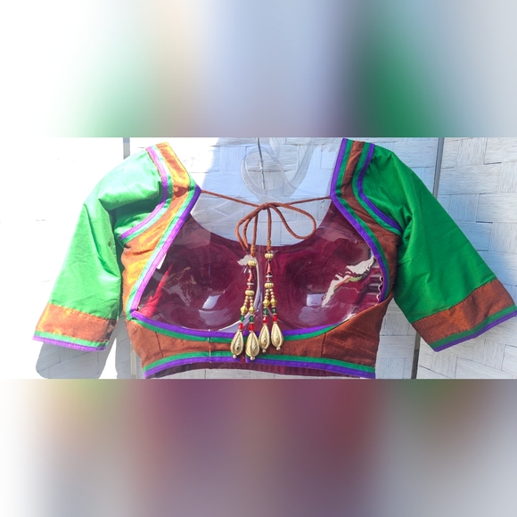 Multi Color Women's Crop Top - Picture 3 of 6